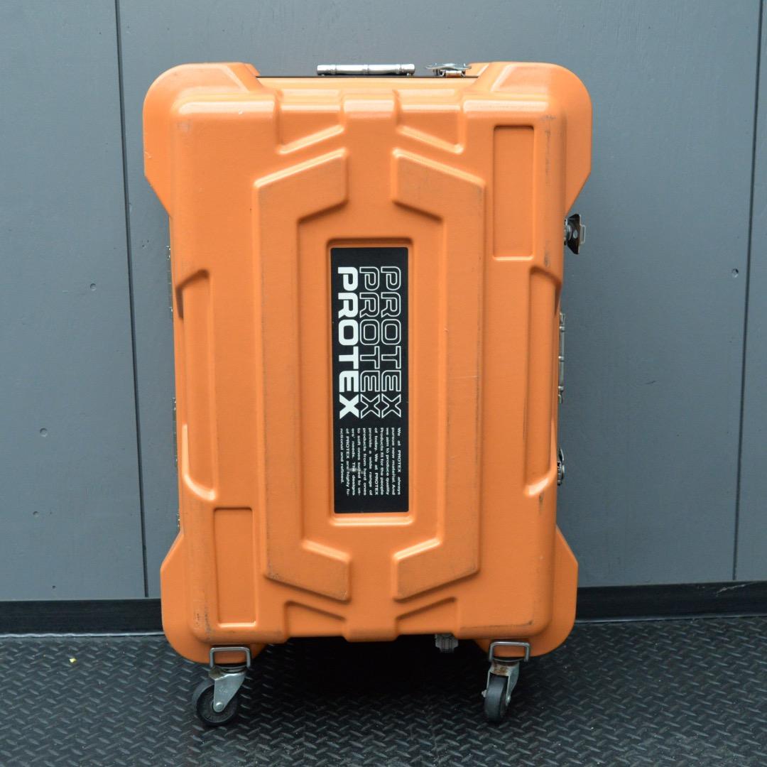 PROTEX CR-7000 オレンジ 中古 大容量 スーツケース 106L