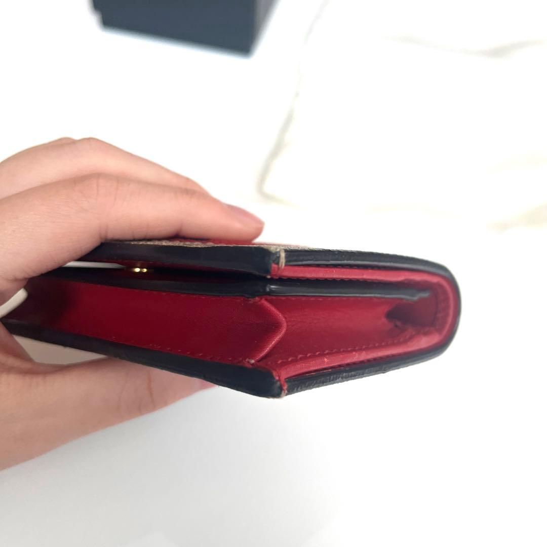 GUCCI GGスプリームミスティックキャット 折りたたみ財布二つ折り猫箱袋付き