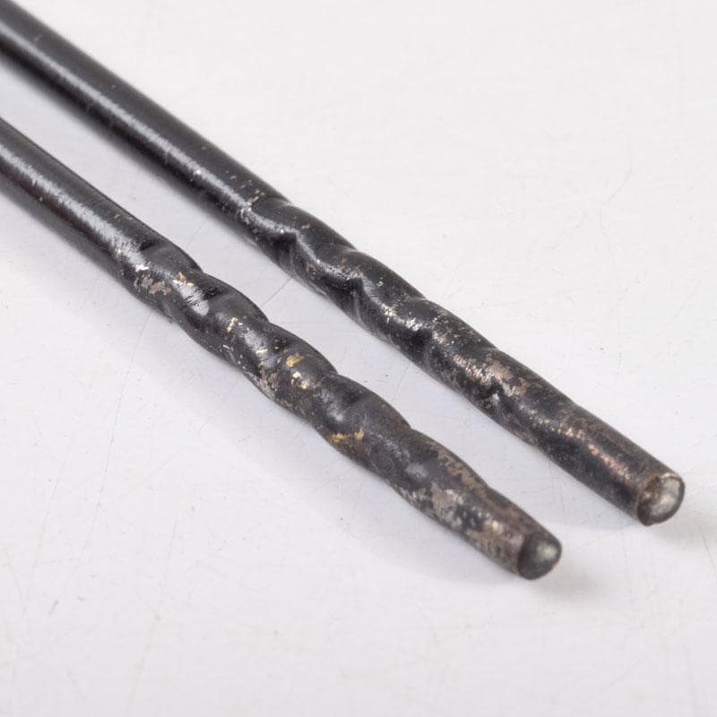 茶道具　金工師　木村清五郎造　美津火箸　共箱　C　8672