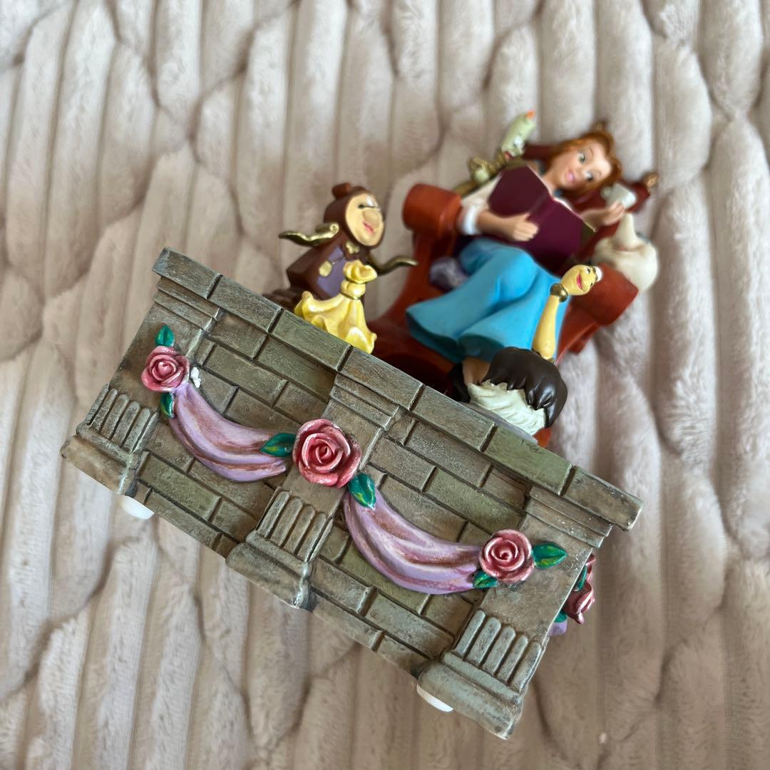 美女と野獣 オルゴール　置物