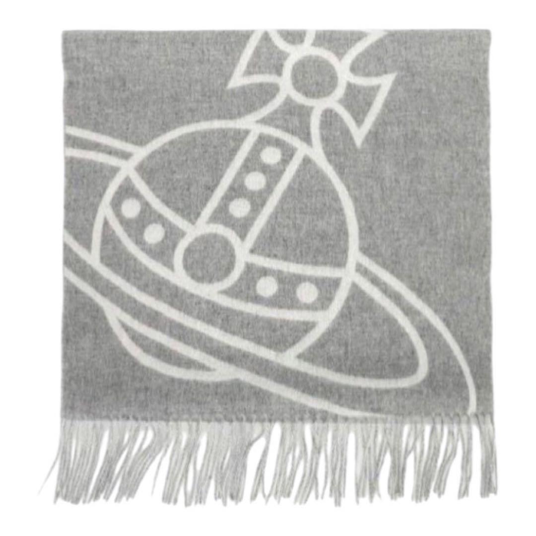 【大人気✨️タグ付き】ヴィヴィアンウエストウッド リバーシブルマフラー 大判