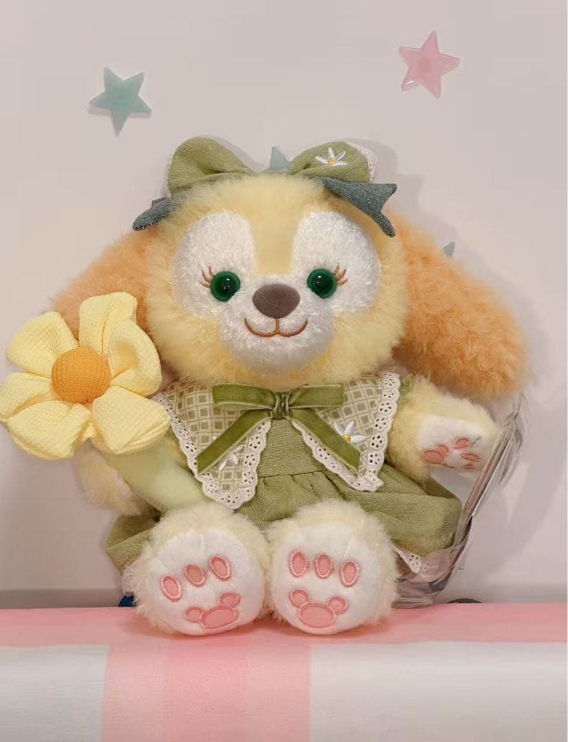 【お顔厳選】上海ディズニー　青花シリーズリーナベルぬいぐるみ SSサイズ