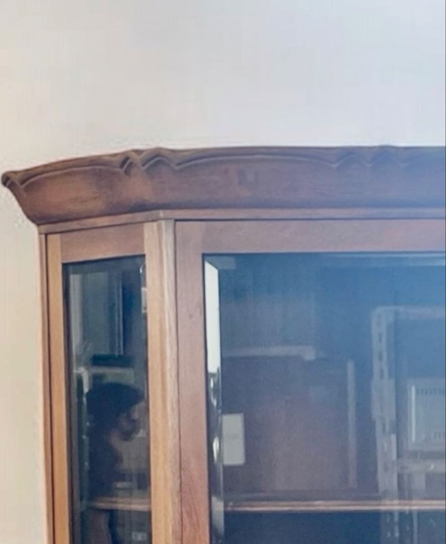 たーちゃん❣️アンティーク家具 本棚 キュリオケース キャビネット 店舗什器