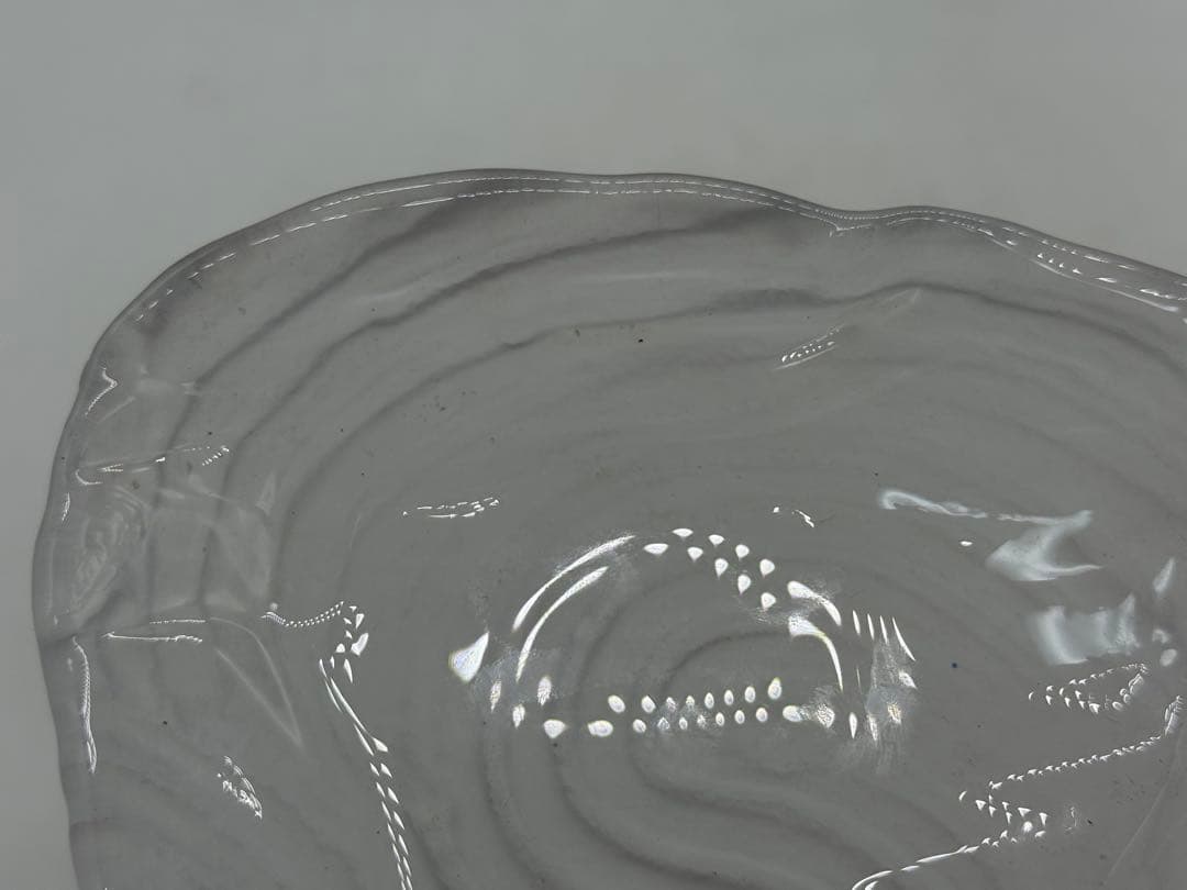 坂田甚内作　ガラス　三角型4点　送料込み250611