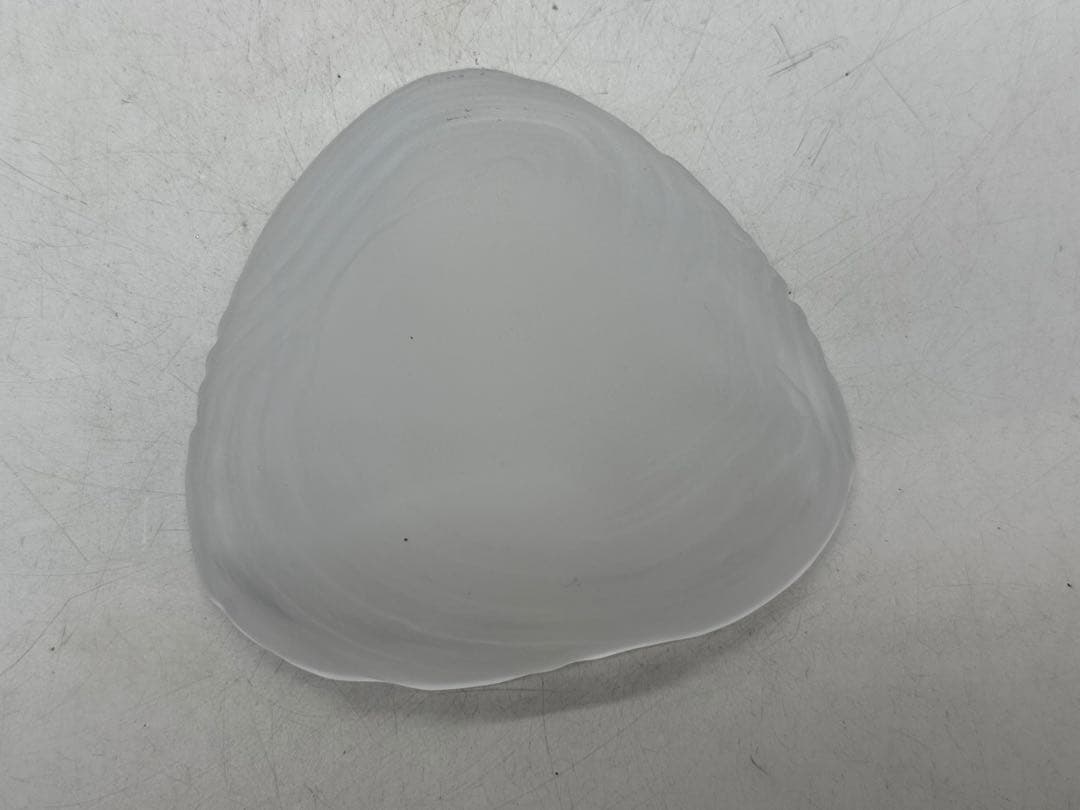 坂田甚内作　ガラス　三角型4点　送料込み250611