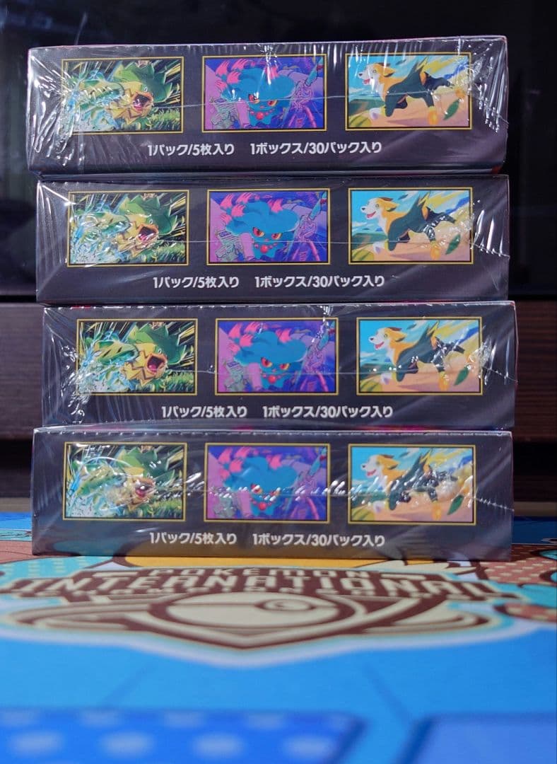 ポケモンカード インフェルノX 4Box未開封（シュリンク有り）