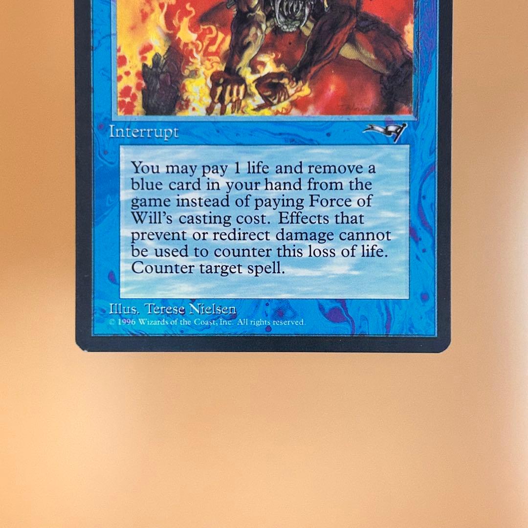 MTG 意思の力 Force of Will 英語 4枚 ALL アライアンス