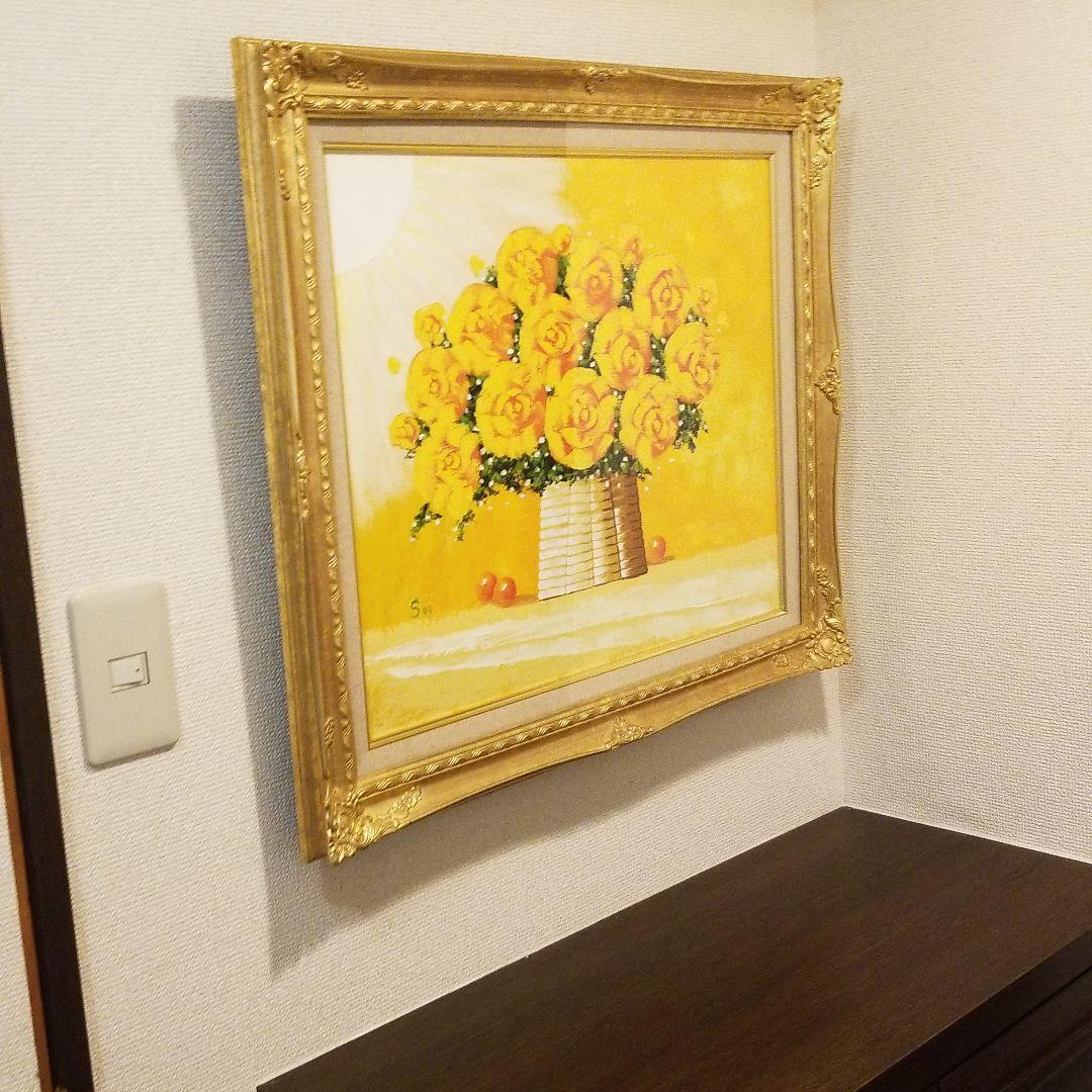 黄色いばら　油絵