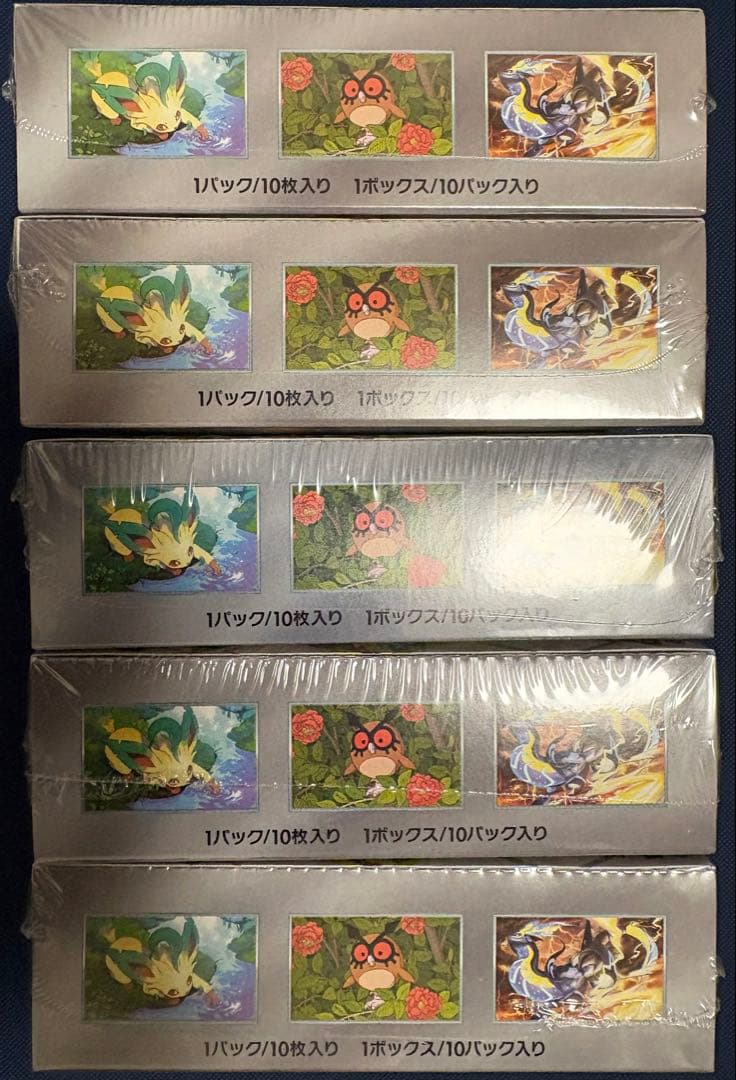 ポケモンカード　テラスタルフェスex 5BOX シュリンク付き