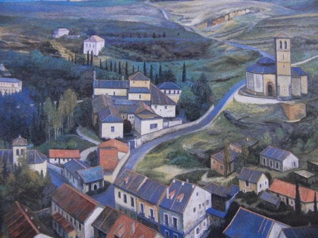 西嶋俊親、【丘陵聲（SEGOVIA)】、希少な額装用画集より