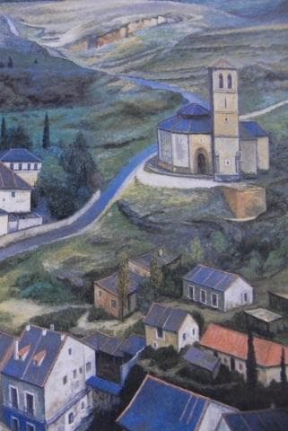 西嶋俊親、【丘陵聲（SEGOVIA)】、希少な額装用画集より