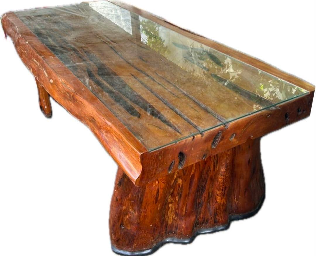 MMM／脚のみ【極厚／希少】屋久杉の一枚板テーブル