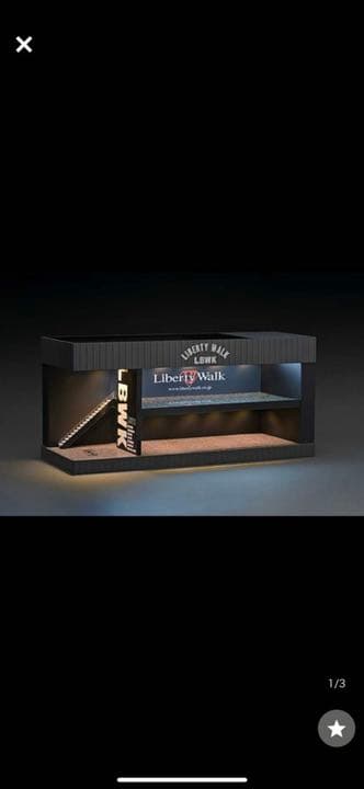 80台限定品！ イグニッションモデル 1/64 LBショールーム ジオラマ