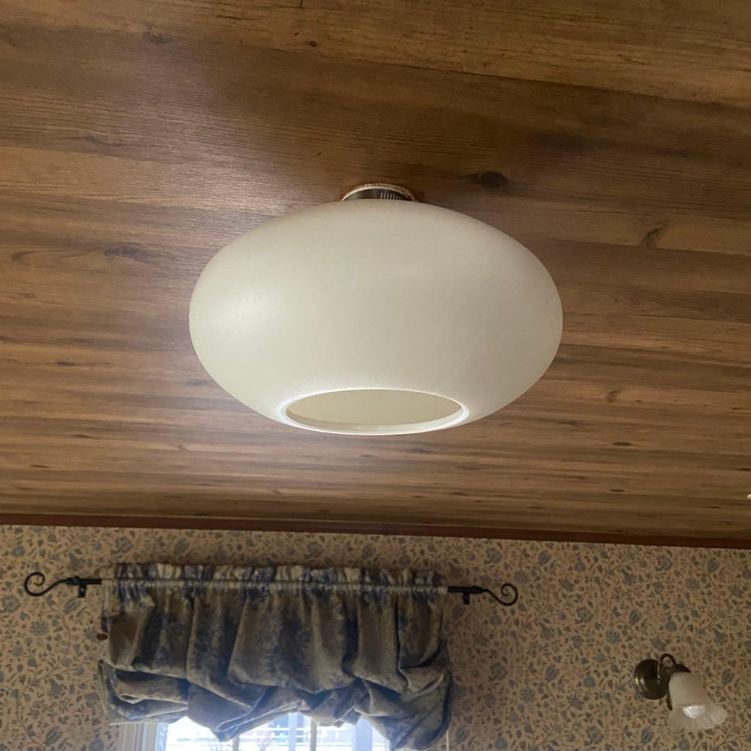 昭和レトロ　シーリングライト　セルロイド　ビンテージ照明