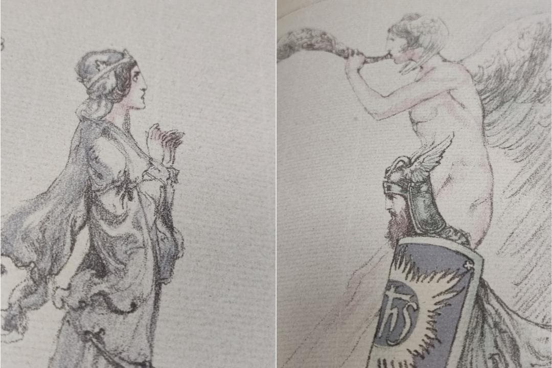 ポガニー 挿絵本 「ローエングリン」 ワーグナー  古書 洋書 アンティーク