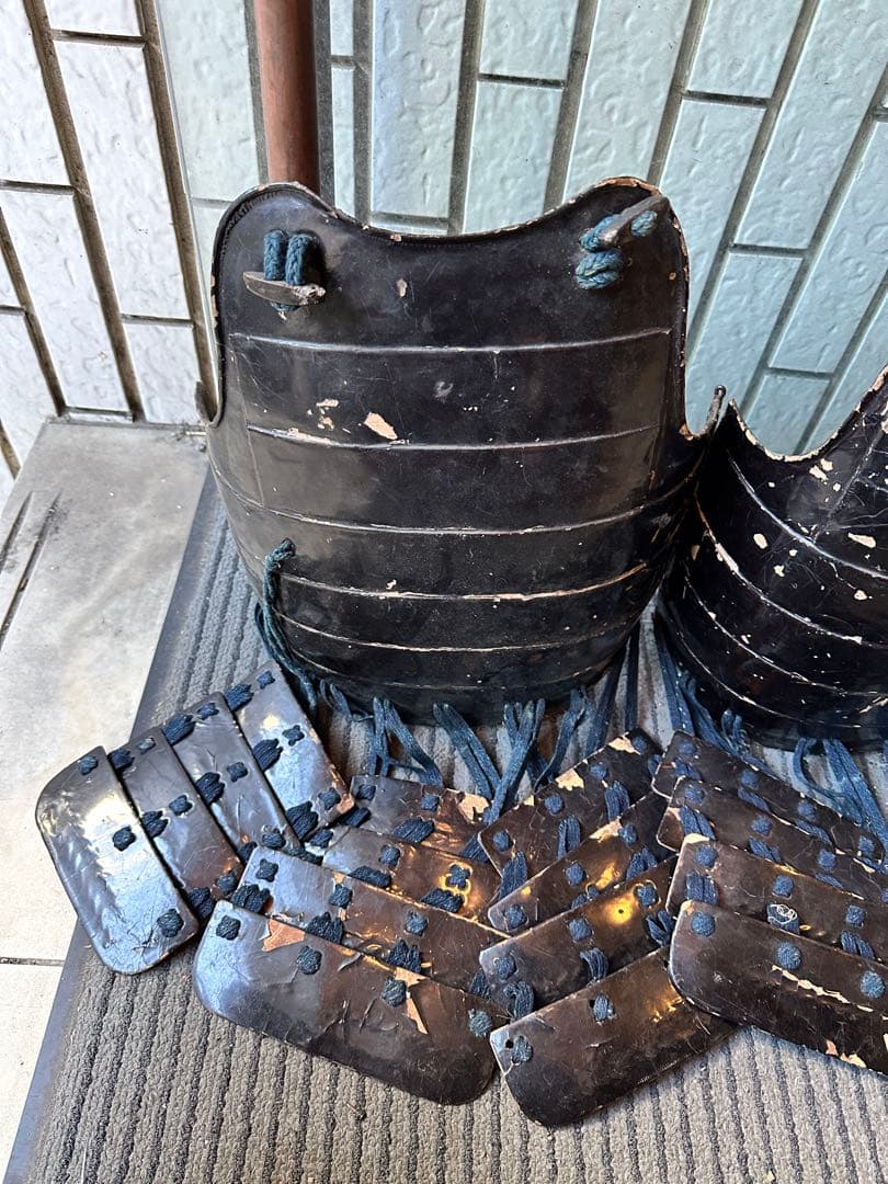 大坂陣着用胴 長窪伊賀守正成 等身大　江戸時代　戦国時代　甲冑　具足　火縄