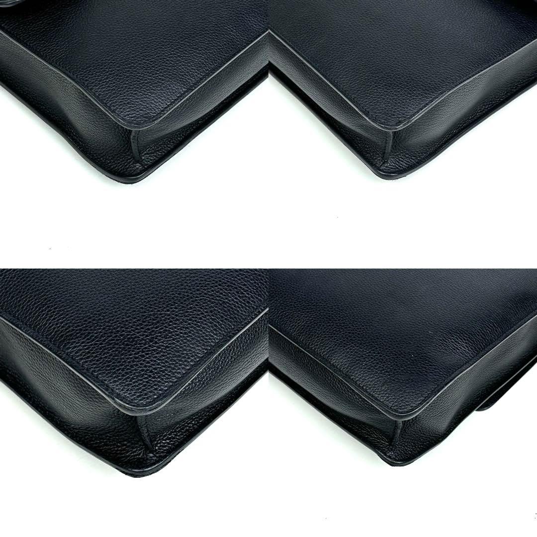 滋賀倉庫 ディオール エリート ビジネスバッグ フォーマル シルバー金具