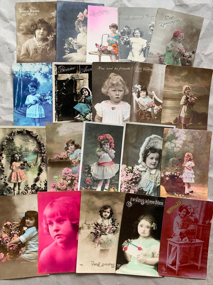 アンティークポストカード　海外紙もの