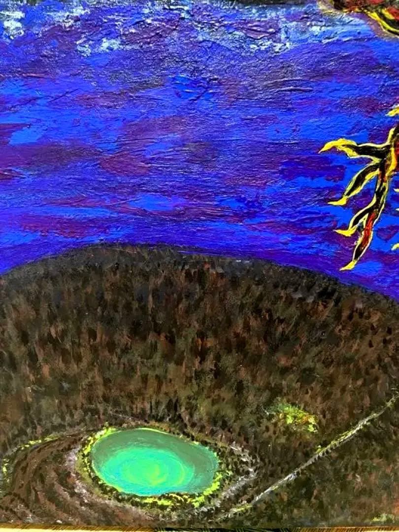 【◉永遠に】F30号　　souling_y アクリル画