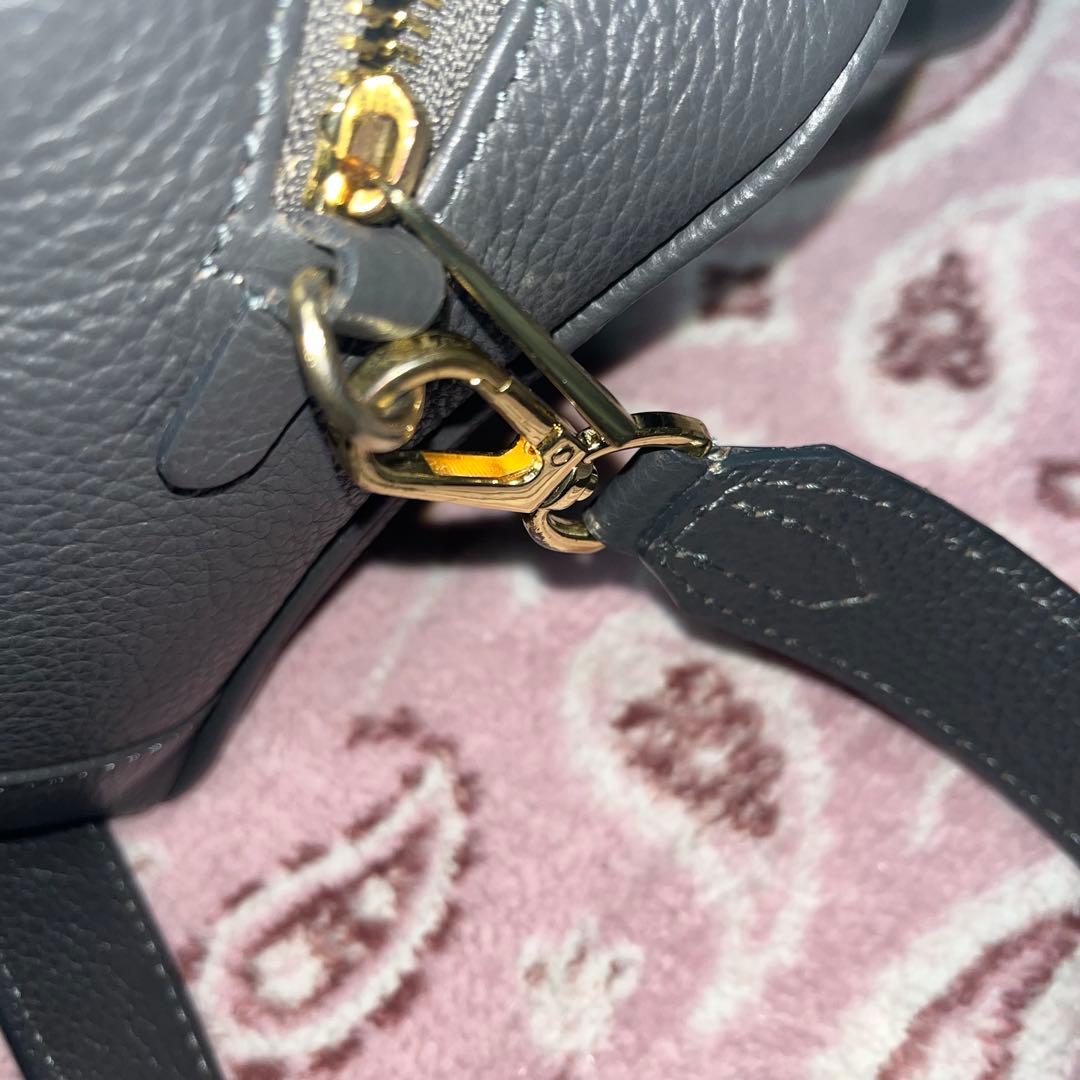 IENA Manuel MILANOマニュエルミラノ　レザーバッグ グレー系