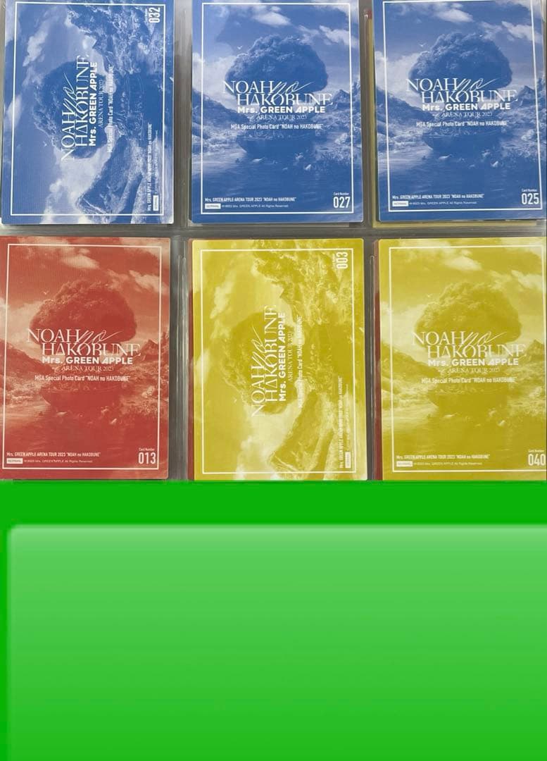 Mrs. GREEN APPLE ノアの方舟　フォトカード