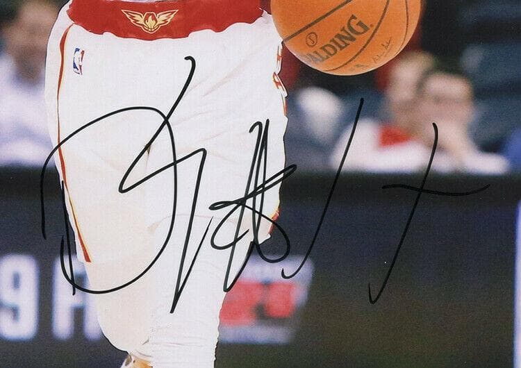 直筆サイン入り写真 デニス・シュレーダー オクラホマシティ・サンダーSA鑑定済