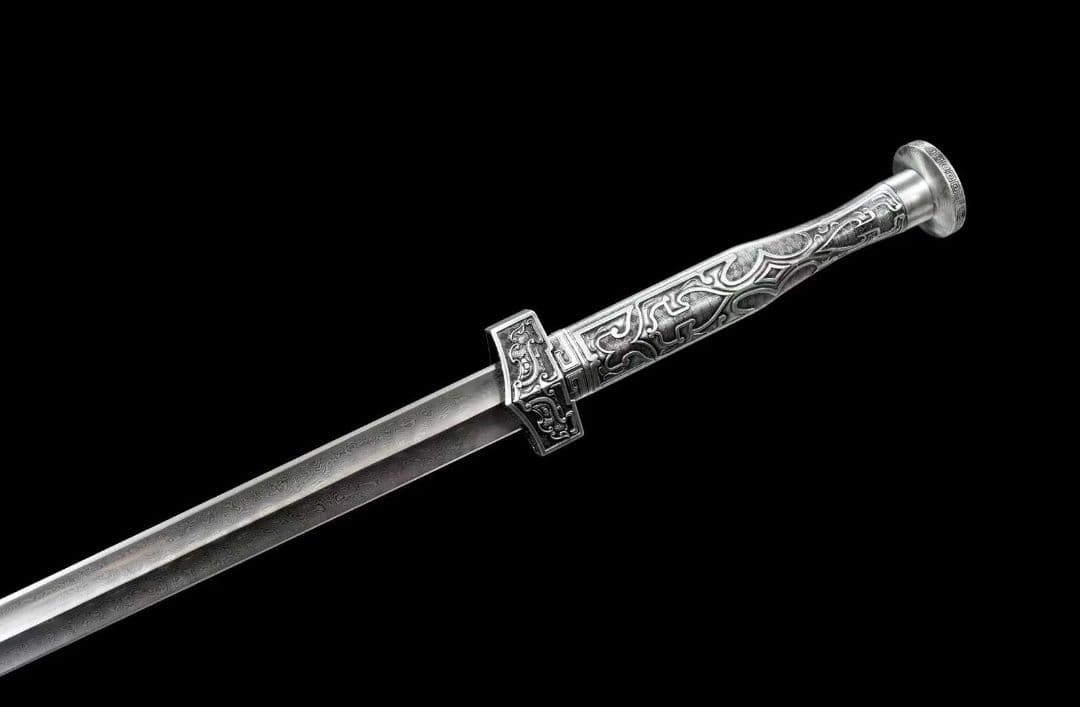 【素影漢剣】古兵器 武具 刀装具 日本刀　模造刀 居合刀 武士道 鑑賞用 美術刀