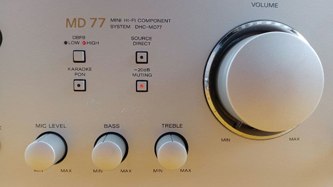 SONY MD 77　プリメインアンプ　TA-MS77