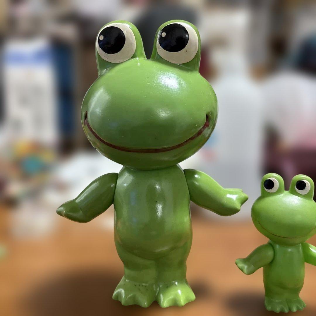 激レア19cmから20cm ケロちゃん　ソフビ人形 コルゲンコーワ9cmはおまけ