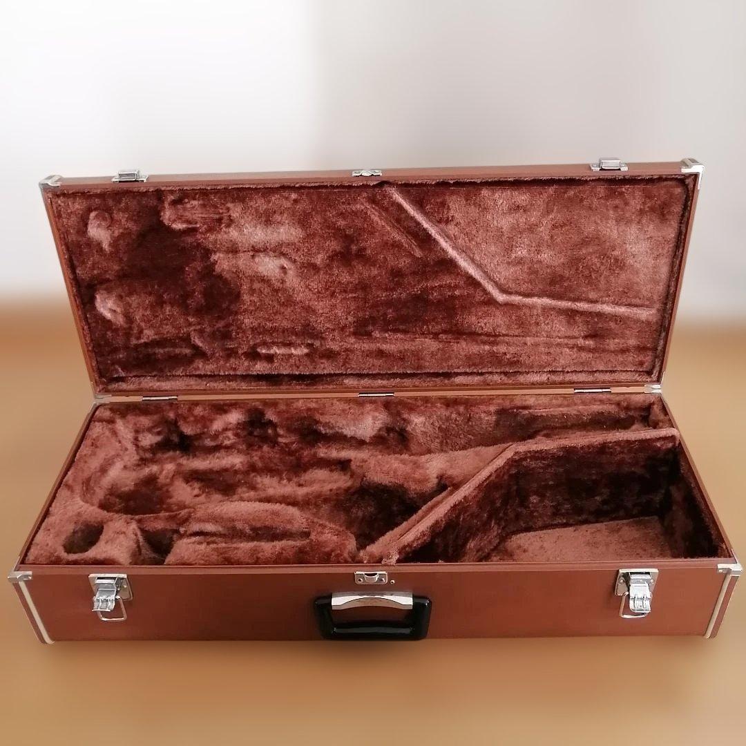 ヤマハ YAMAHA 純正 アルトサックス用ハードケース　ブラウン