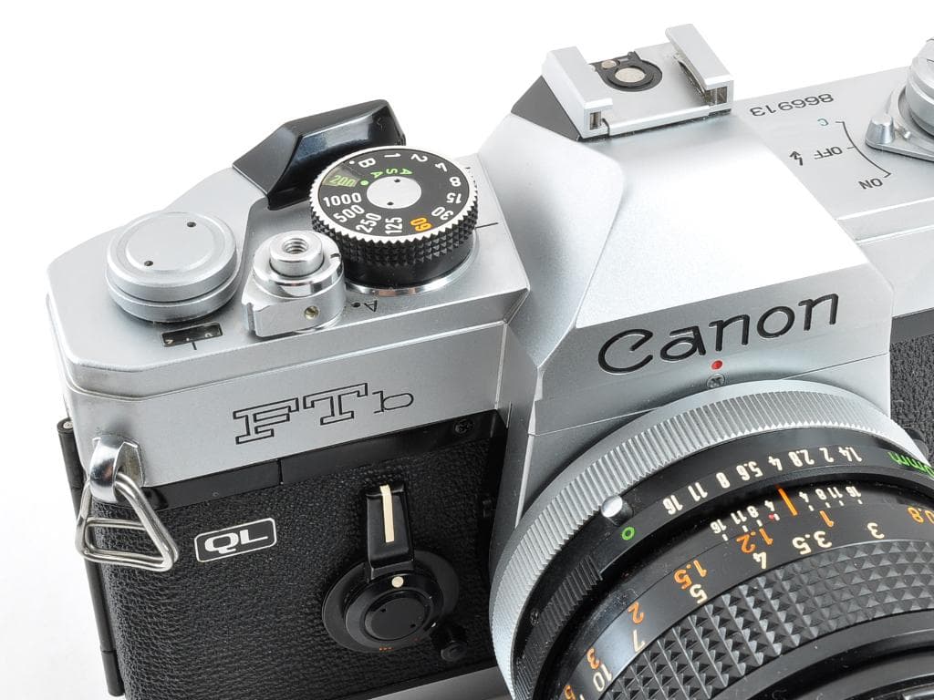 キヤノン FTb QL シルバー 後期 FD 50mm f1.4 SSC 動確認