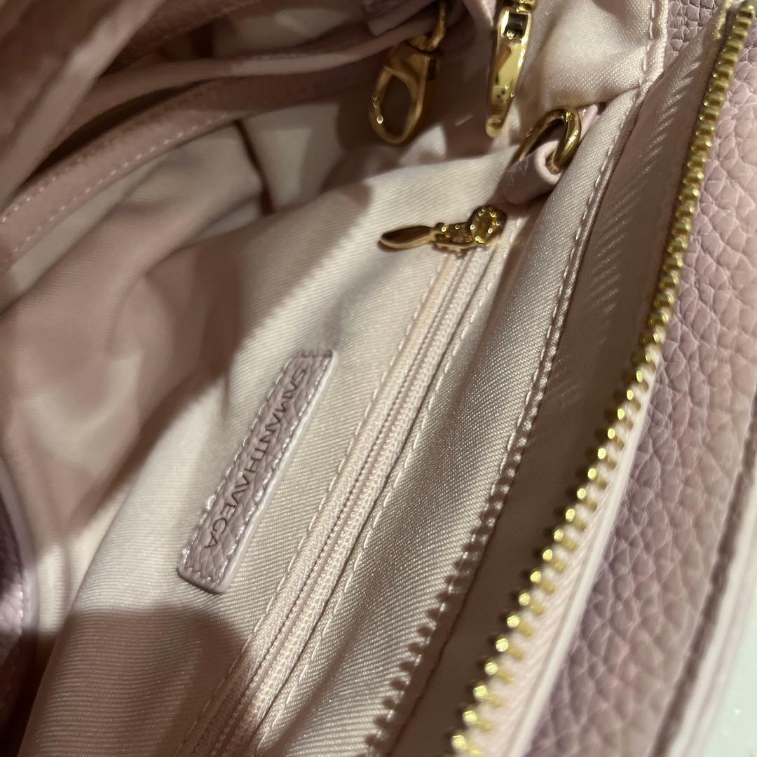 SAMANTHAVEGA サマンサベガ ビジューフラッター ミニ ピンク