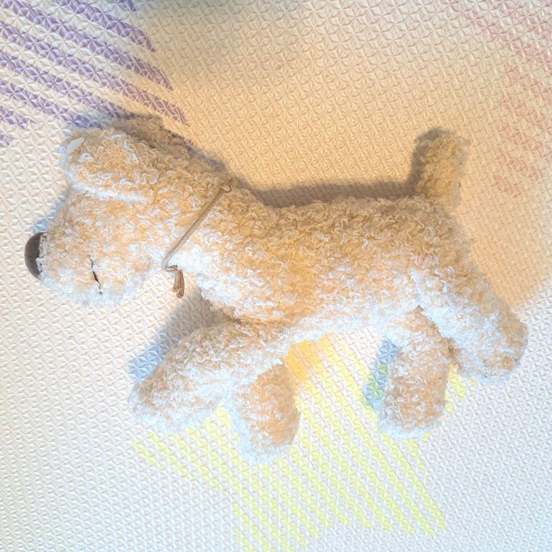 Country Heart Story クリーム色 犬のぬいぐるみ イヌ　白