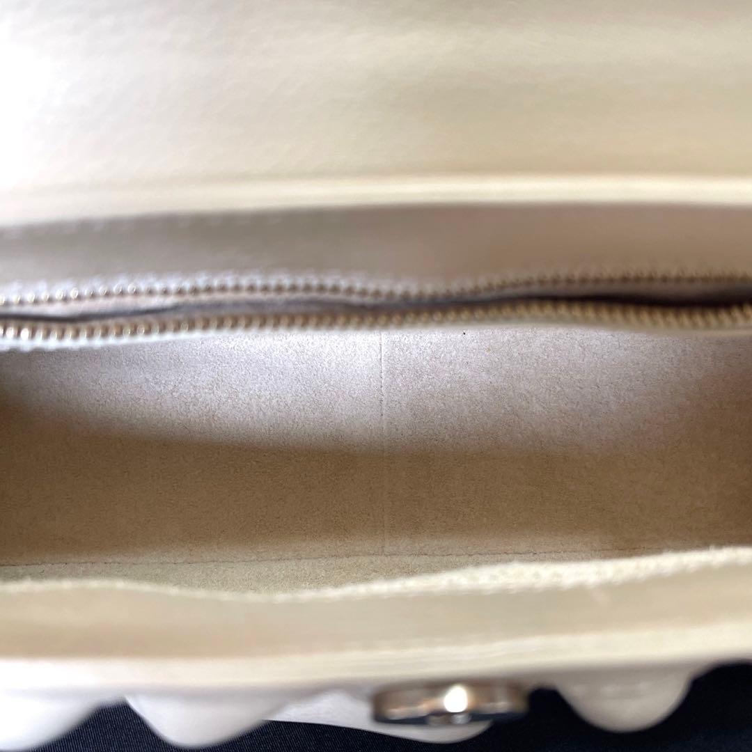 専用品WAKO ワコウ 銀座和光 レザー ベージュ トップハンドルバッグ