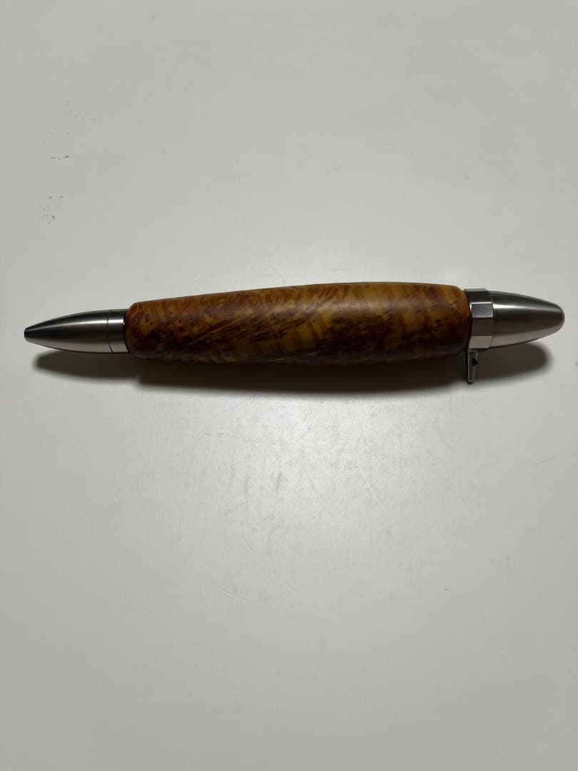 木製ボールペン 肥松　チタン製　「新春セール」