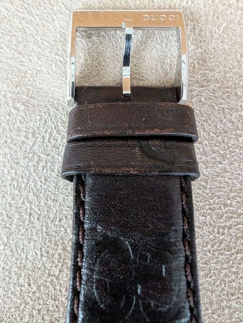 GUCCI バンデュー ブラウンレザー 時計