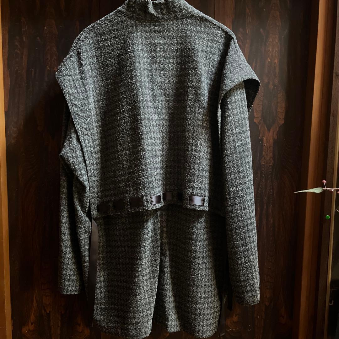 Sasquatchfabrix.パワーショルダー羽織　ジャケット　グレー