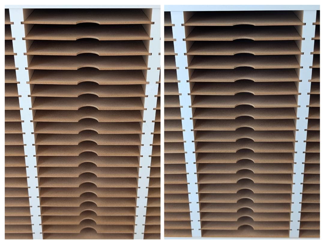 ビンテージ B5 書類棚 5列20段 教材 カルテ アトリエ 整理 レトロ 美品