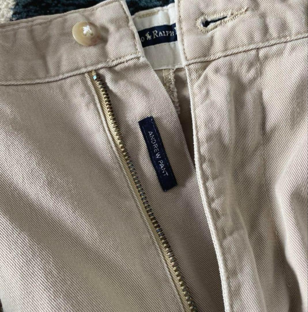 90's Polo Ralph Lauren ポロチノ ベージュ USA W32