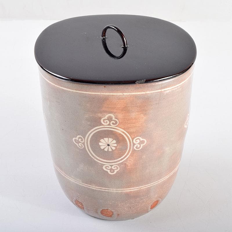 茶道具　清水日呂志作　水指　時代箱付　C　R9126B