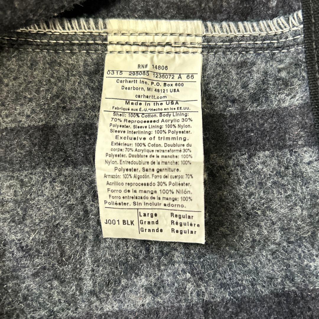 Carhartt デトロイトjacket 黒 L