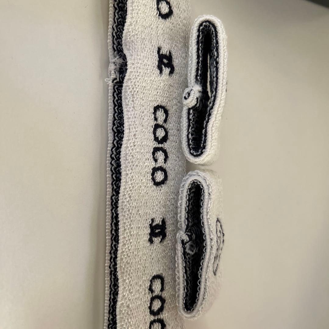 CHANEL ヘアバンド　リストバンド　Gドラゴン着用