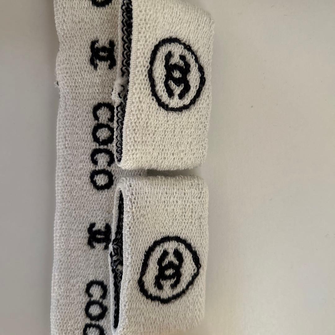 CHANEL ヘアバンド　リストバンド　Gドラゴン着用