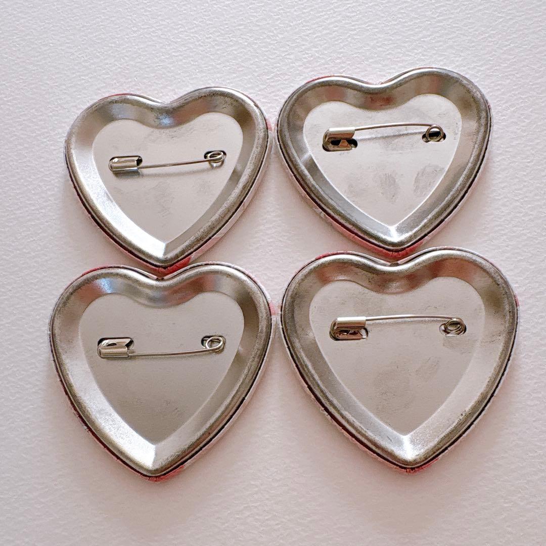 王室教師ハイネ　缶バッジ　ハート　まとめ売り　マルイ　②