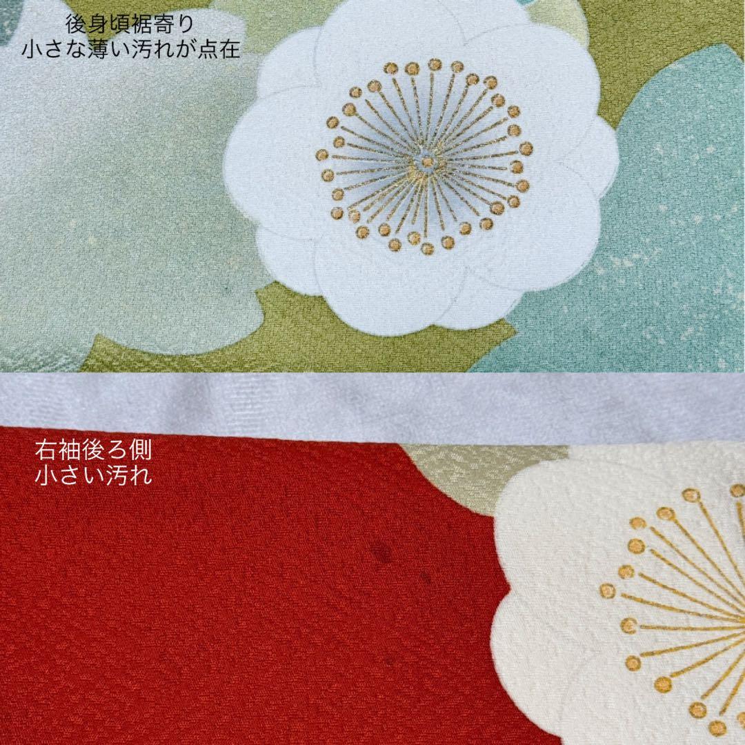美品　振袖フルセット　トールサイズ　160〜170cm　梅・桜・毱・古典柄　裄長