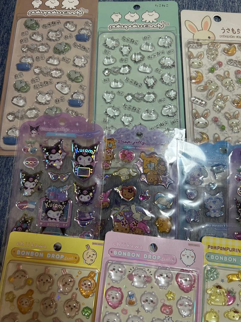 ボンボンドロップシールセット サンリオ ちいかわ 17枚 大量 引退 正規品