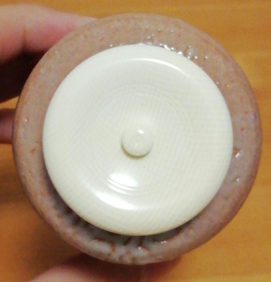 鶴田純久作　唐津焼　絵唐津　茶入　共箱　仕服付　茶道具