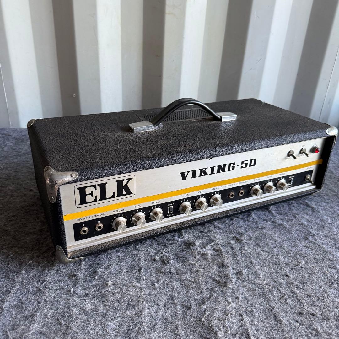 ジャンク　ELK VIKING-50バイキング ギターアンプ 真空管アンプ