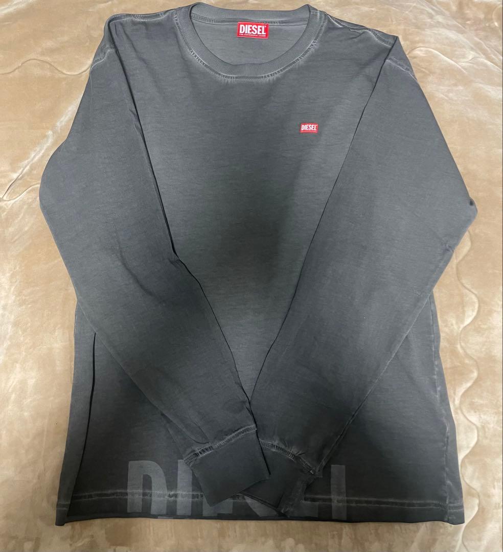 DIESEL 長袖Tシャツ　Ｍ　ダークグレー
