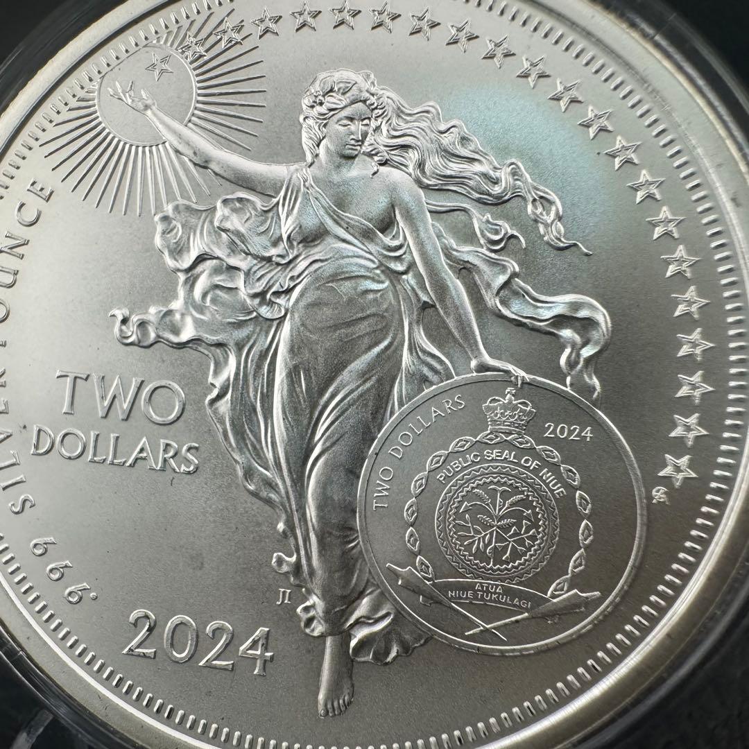 銀貨 インスピレーションシリーズ 「グーテンベルク」 1オンス 1oz 純銀